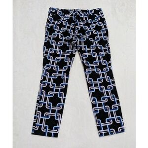NY&C 7th Avenue Design Studio Slim Leg Ankle Pants Size 8 Retro